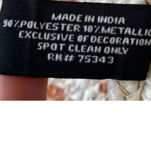 Rachel Zoe Christmas GINGERBREAD Placemat 15in Set of 4 Holiday Home Decor New - Picture 7 of 10